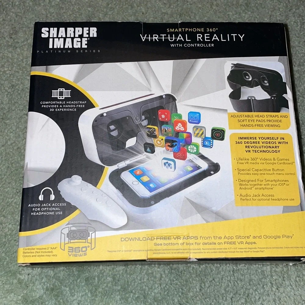 Sharper Image Platinum Series Virtual Reality With Controller